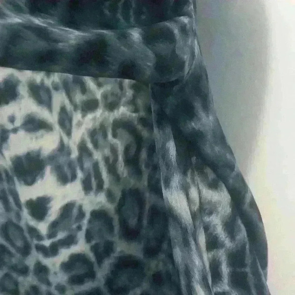 Womens I jeans by Buffalosize S leopard print zip up front thin Dress Tunic Top - Picture 9 of 11